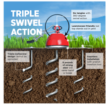 Load image into Gallery viewer, Industrial Puppy Dog Tie Out