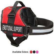 Load image into Gallery viewer, Emotional Support Vest Harness, Service Animal Vest with 2 Reflective "EMOTIONAL SUPPORT" Patches, by Industrial Puppy
