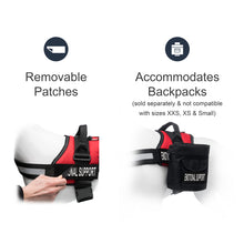 Load image into Gallery viewer, Emotional Support Vest Harness, Service Animal Vest with 2 Reflective "EMOTIONAL SUPPORT" Patches, by Industrial Puppy