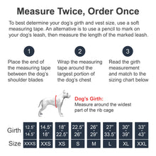 Load image into Gallery viewer, Industrial Puppy Therapy Dog In Training Vest With Hook and Loop Straps and Handle - Harness is Available in XXS to XXL - TDIT Dog Harness Features Reflective Patch and Comfortable Mesh Design