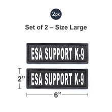 Load image into Gallery viewer, Velcro Patches for Harness - Service Dog, Emotional Support, In Training, Service Dog In Training, and Therapy Dog Patches, by Industrial Puppy