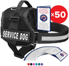 Load image into Gallery viewer, Service Dog Vest Harness, Service Animal Vest with 2 Reflective &quot;SERVICE DOG&quot; Patches, by Industrial Puppy
