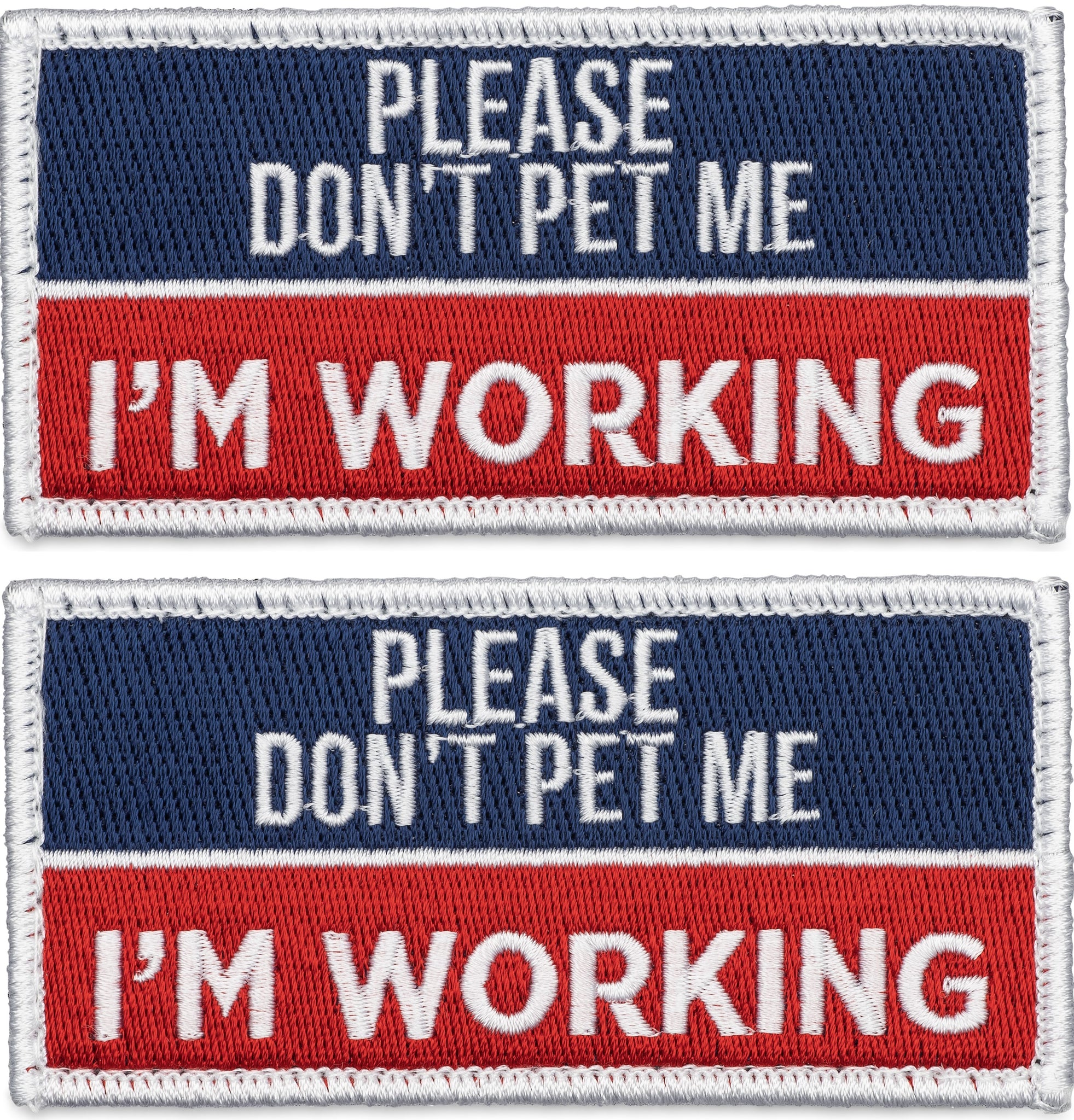 Industrial Puppy Do Not Pet Patch - Attachable Service Dog Patch with