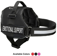 Load image into Gallery viewer, Emotional Support Vest Harness, Service Animal Vest with 2 Reflective &quot;EMOTIONAL SUPPORT&quot; Patches, by Industrial Puppy
