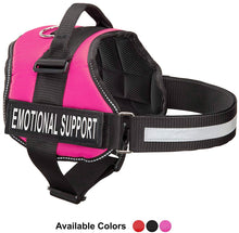 Load image into Gallery viewer, Emotional Support Vest Harness, Service Animal Vest with 2 Reflective &quot;EMOTIONAL SUPPORT&quot; Patches, by Industrial Puppy
