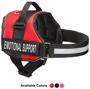 Emotional Support Vest Harness, Service Animal Vest with 2 Reflective "EMOTIONAL SUPPORT" Patches, by Industrial Puppy