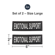 Load image into Gallery viewer, Velcro Patches for Harness - Service Dog, Emotional Support, In Training, Service Dog In Training, and Therapy Dog Patches, by Industrial Puppy
