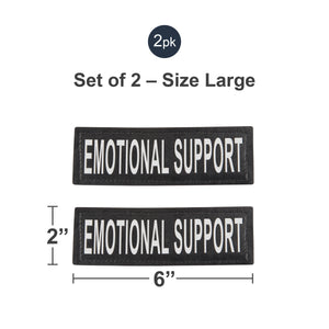 Velcro Patches for Harness - Service Dog, Emotional Support, In Training, Service Dog In Training, and Therapy Dog Patches, by Industrial Puppy