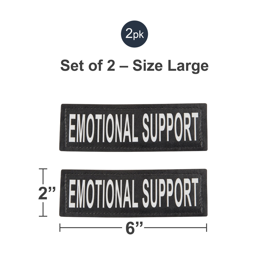 Velcro Patches for Harness - Service Dog, Emotional Support, In Training, Service Dog In Training, and Therapy Dog Patches, by Industrial Puppy