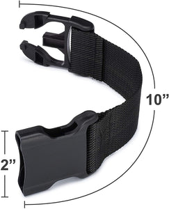Dog Harness Chest Strap Extender for Industrial Puppy Harness - Service Dog Vest, Therapy Dog Vest, Emotional Support Dog Vest, and others - Add up to 10" to Girth Strap