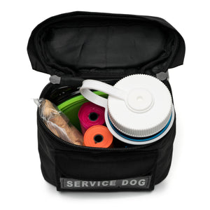 Removable Dog Backpack with 2 Reflective Velcro Patches, by Industrial Puppy