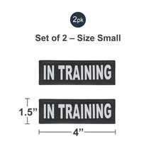 Load image into Gallery viewer, Velcro Patches for Harness - Service Dog, Emotional Support, In Training, Service Dog In Training, and Therapy Dog Patches, by Industrial Puppy
