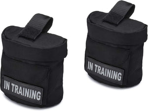 Removable Dog Backpack with 2 Reflective Velcro Patches, by Industrial Puppy
