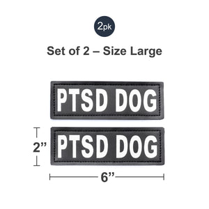 Velcro Patches for Harness - Service Dog, Emotional Support, In Training, Service Dog In Training, and Therapy Dog Patches, by Industrial Puppy