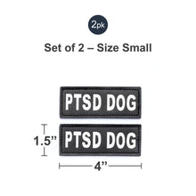 Load image into Gallery viewer, Velcro Patches for Harness - Service Dog, Emotional Support, In Training, Service Dog In Training, and Therapy Dog Patches, by Industrial Puppy
