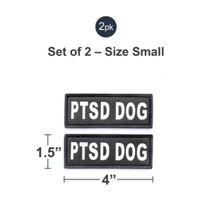 Velcro Patches for Harness - Service Dog, Emotional Support, In Training, Service Dog In Training, and Therapy Dog Patches, by Industrial Puppy