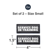 Load image into Gallery viewer, Velcro Patches for Harness - Service Dog, Emotional Support, In Training, Service Dog In Training, and Therapy Dog Patches, by Industrial Puppy
