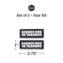 Load image into Gallery viewer, Velcro Patches for Harness - Service Dog, Emotional Support, In Training, Service Dog In Training, and Therapy Dog Patches, by Industrial Puppy
