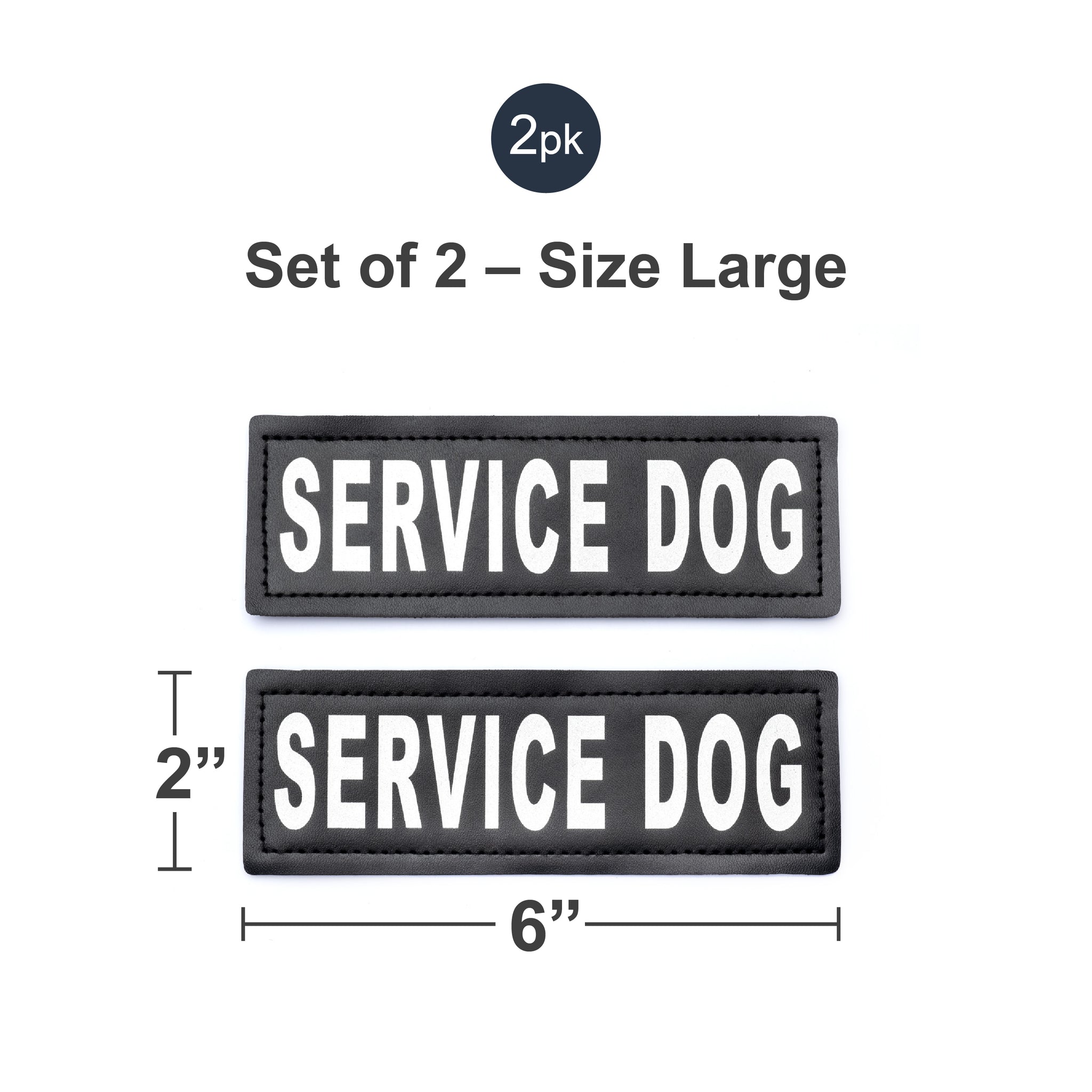 Velcro Patches for Harness - Service Dog, Emotional Support, In