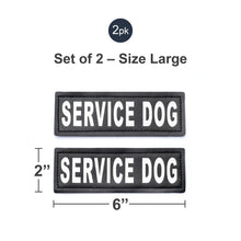 Load image into Gallery viewer, Velcro Patches for Harness - Service Dog, Emotional Support, In Training, Service Dog In Training, and Therapy Dog Patches, by Industrial Puppy
