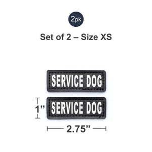 Velcro Patches for Harness - Service Dog, Emotional Support, In Training, Service Dog In Training, and Therapy Dog Patches, by Industrial Puppy