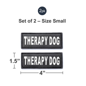Velcro Patches for Harness - Service Dog, Emotional Support, In Training, Service Dog In Training, and Therapy Dog Patches, by Industrial Puppy