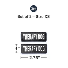 Load image into Gallery viewer, Velcro Patches for Harness - Service Dog, Emotional Support, In Training, Service Dog In Training, and Therapy Dog Patches, by Industrial Puppy
