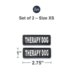 Velcro Patches for Harness - Service Dog, Emotional Support, In Training, Service Dog In Training, and Therapy Dog Patches, by Industrial Puppy