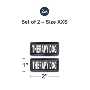 Velcro Patches for Harness - Service Dog, Emotional Support, In Training, Service Dog In Training, and Therapy Dog Patches, by Industrial Puppy