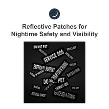 Load image into Gallery viewer, Velcro Patches for Harness - Service Dog, Emotional Support, In Training, Service Dog In Training, and Therapy Dog Patches, by Industrial Puppy
