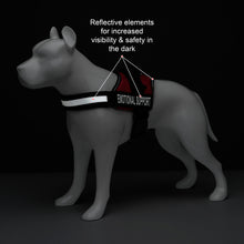 Load image into Gallery viewer, Emotional Support Vest Harness, Service Animal Vest with 2 Reflective &quot;EMOTIONAL SUPPORT&quot; Patches, by Industrial Puppy
