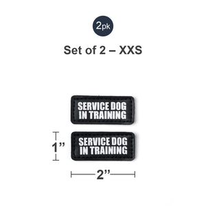 Velcro Patches for Harness - Service Dog, Emotional Support, In Training, Service Dog In Training, and Therapy Dog Patches, by Industrial Puppy