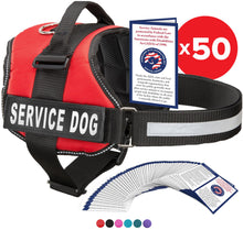 Load image into Gallery viewer, Service Dog Vest Harness, Service Animal Vest with 2 Reflective &quot;SERVICE DOG&quot; Patches, by Industrial Puppy
