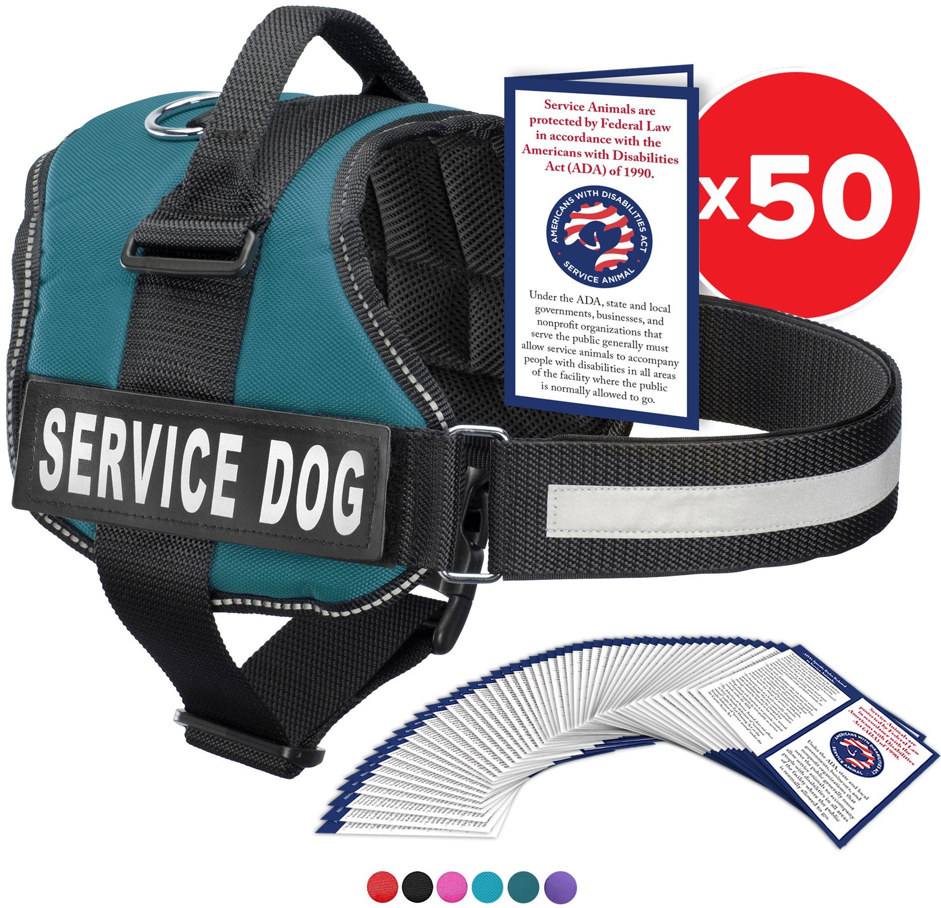 Service Dog Vest Harness, Service Animal Vest with 2 Reflective SERVI –  Industrial Puppy