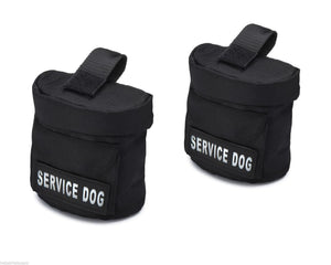 Removable Dog Backpack with 2 Reflective Velcro Patches, by Industrial Puppy